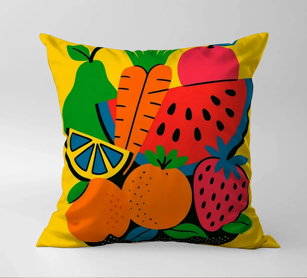 Pinne di gioia cuscino da Pop and Fruits - Affiches & posters