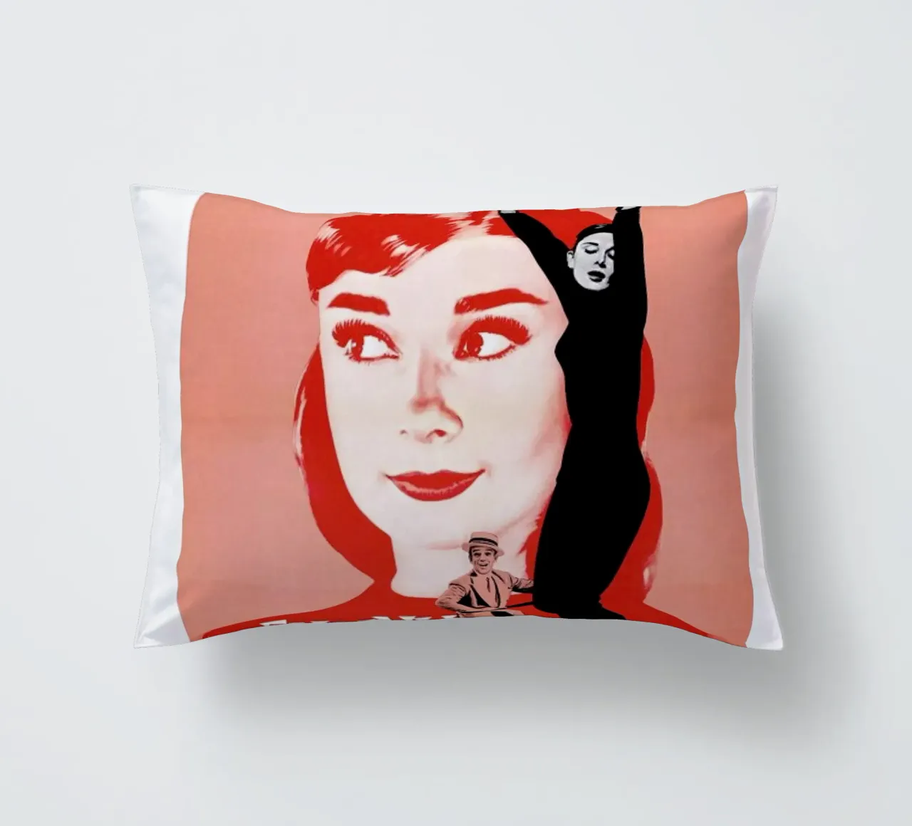 ‘Funny Face’ Retro Movie Poster cuscino da Gallery Print and Art Limited