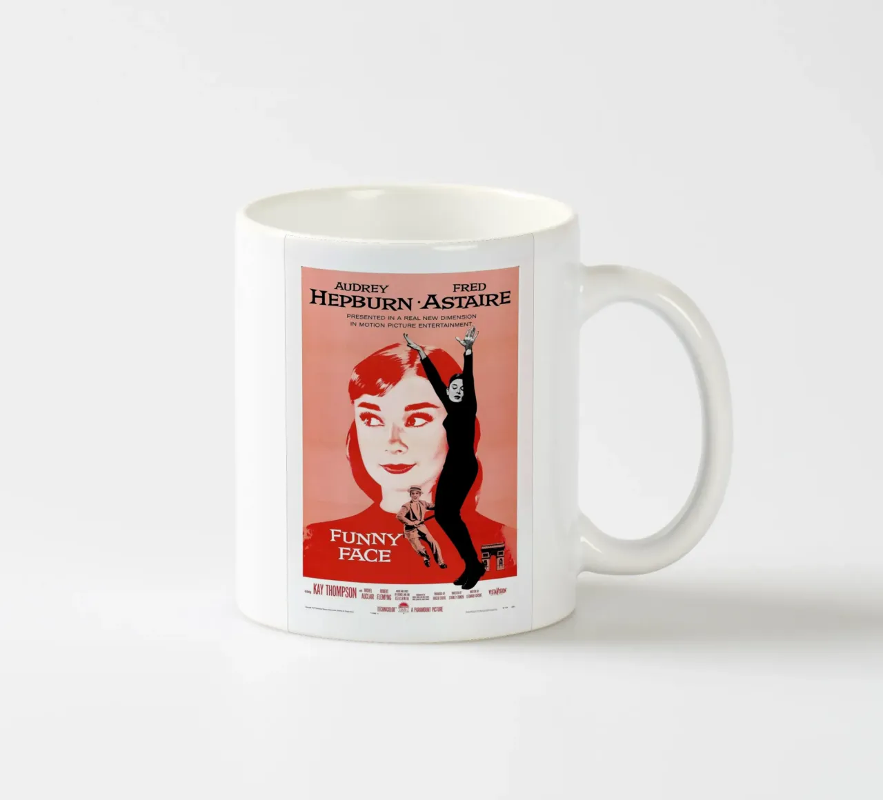 ‘Funny Face’ Retro Movie Poster tazza in ceramica da Gallery Print and Art Limited