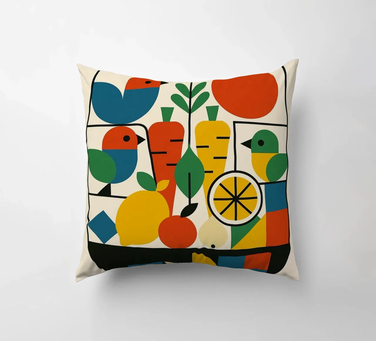 Bowl of Light decorative cushion by Pop and Fruits - Affiches & posters