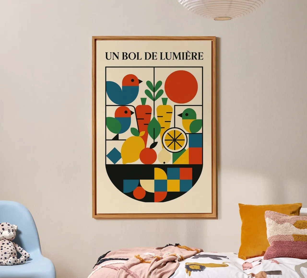 Ciotola di luce alluminio dibond da Pop and Fruits - Affiches & posters