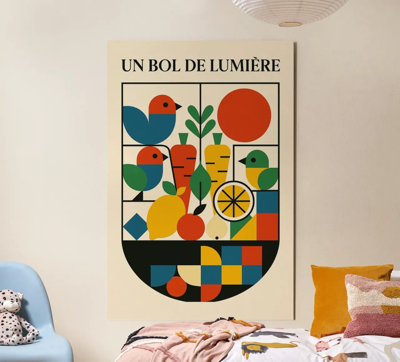 Ciotola di luce alluminio dibond da Pop and Fruits - Affiches & posters