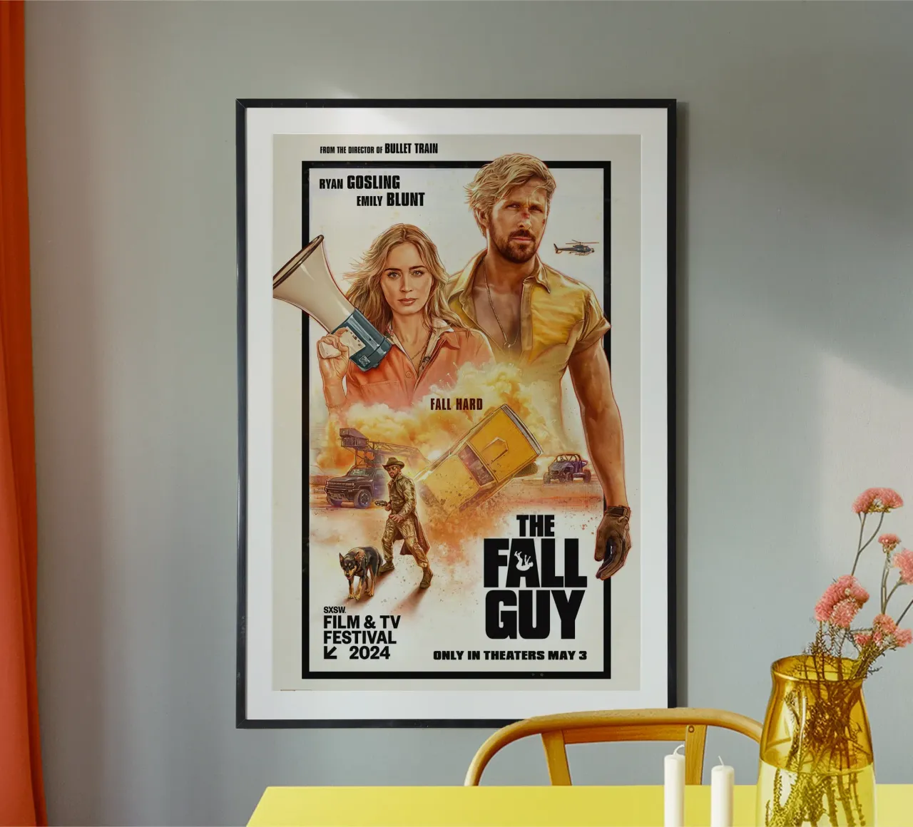 The Fall Guy Movie carta hahnemühle da Attaboy Dsgn