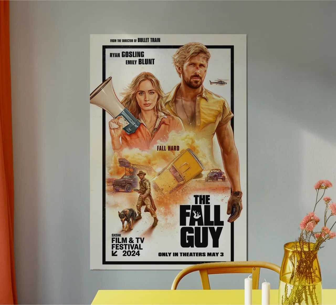The Fall Guy Movie carta hahnemühle da Attaboy Dsgn