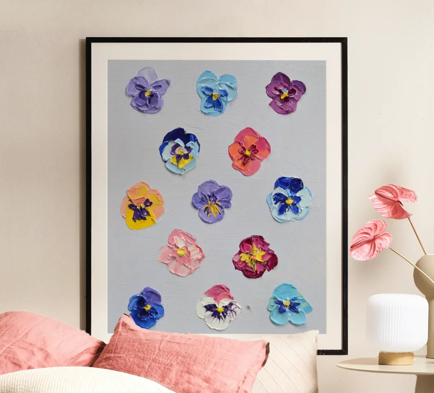 Daubs Pansy poster da annmariecoolick