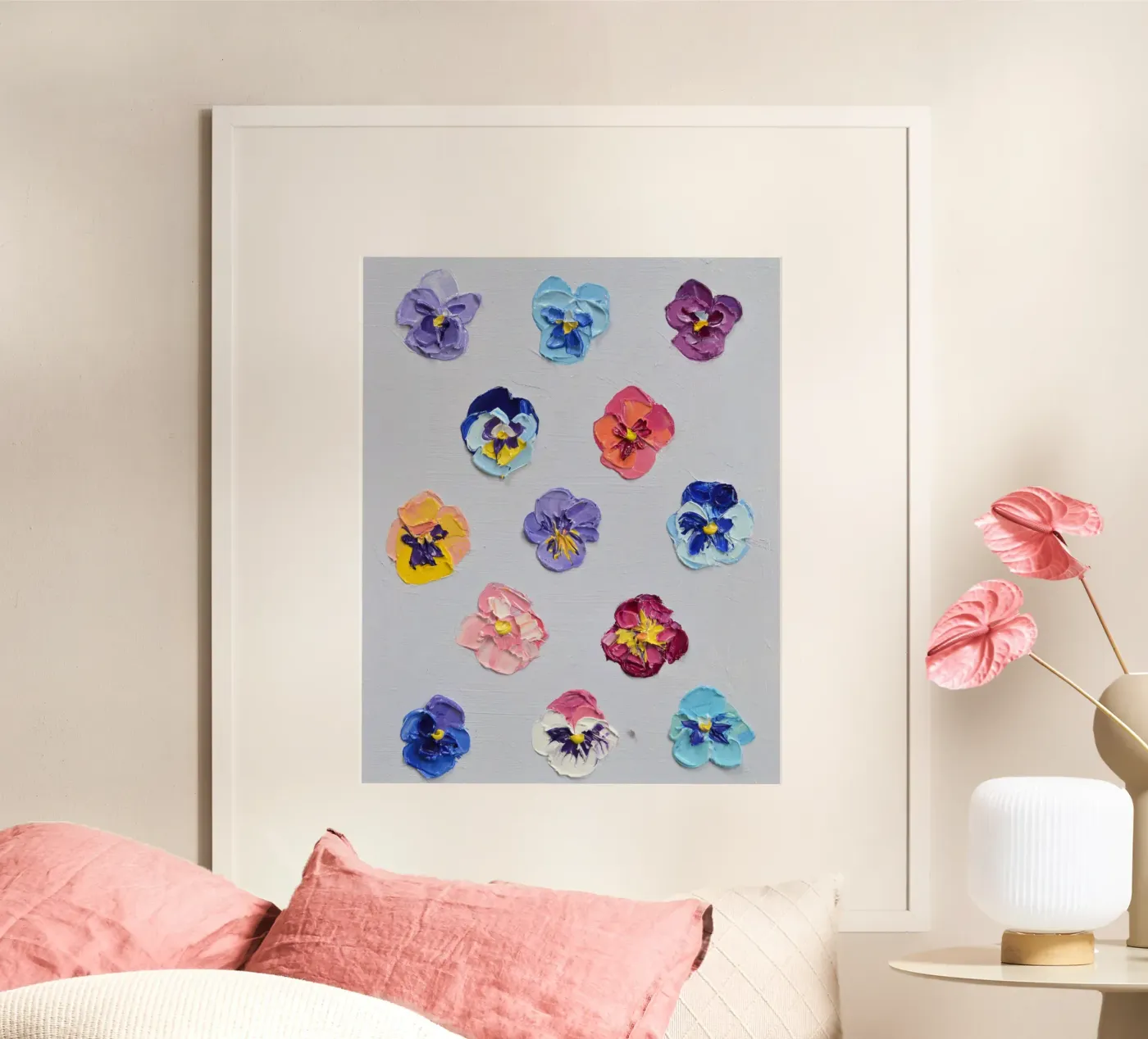 Daubs Pansy poster da annmariecoolick