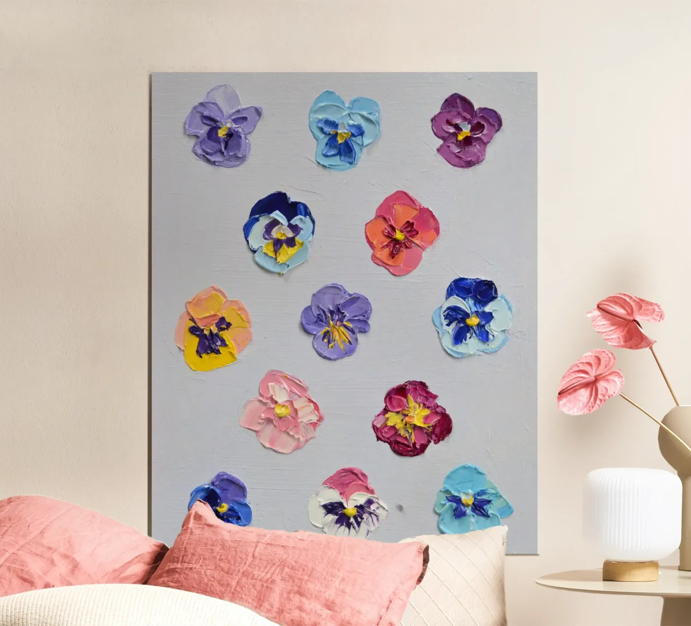 Daubs Pansy poster da annmariecoolick