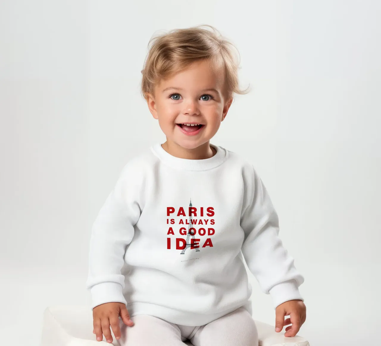 Parigi è sempre una buona idea felpa neonato da THE MOTIVATED TYPE
