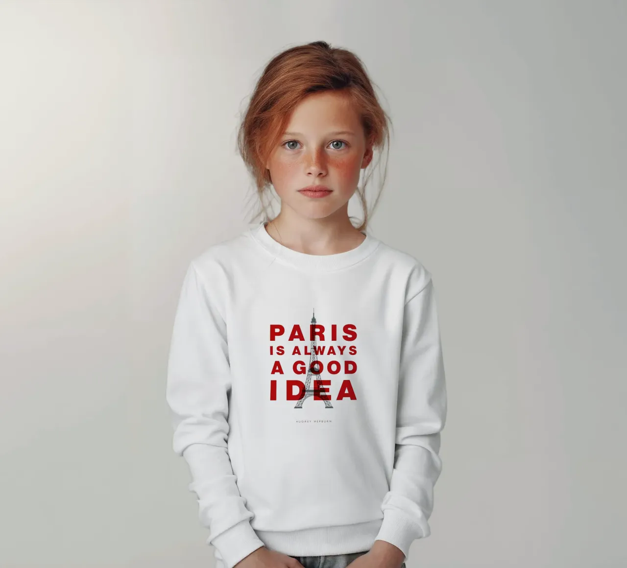 Parigi è sempre una buona idea felpa bambino da THE MOTIVATED TYPE