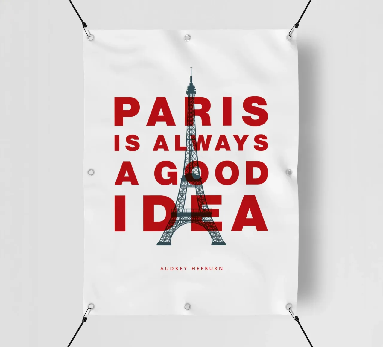 Parigi è sempre una buona idea telo in pvc da THE MOTIVATED TYPE