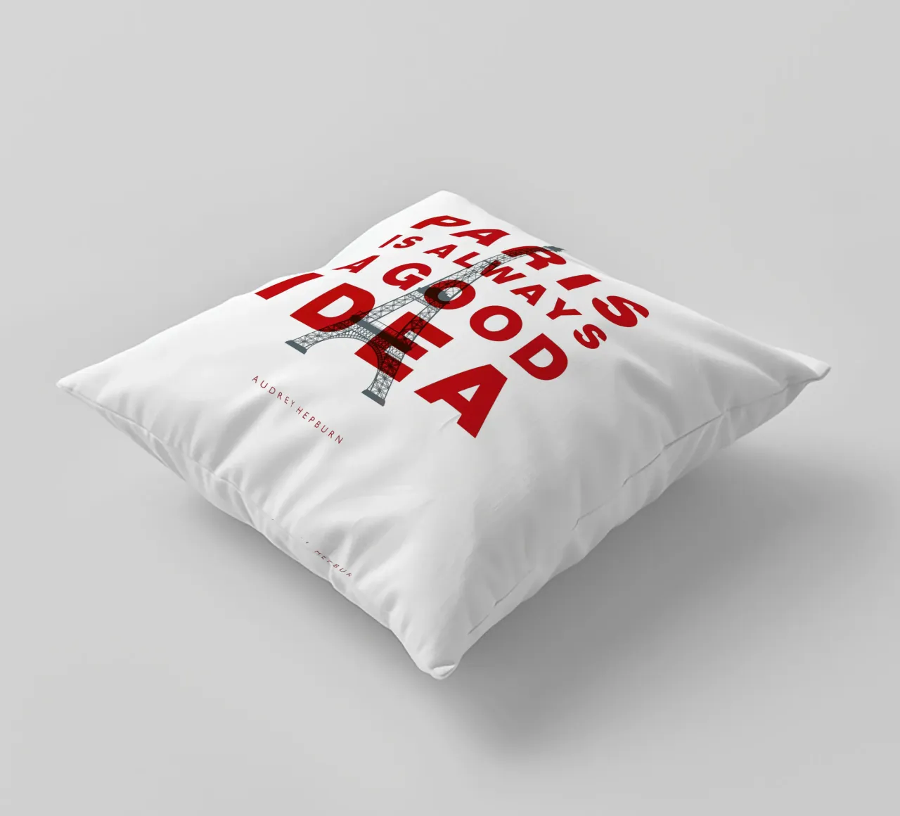 Parigi è sempre una buona idea cuscino da THE MOTIVATED TYPE