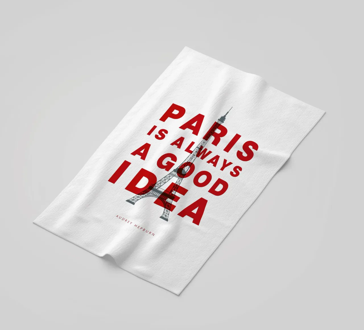 Parigi è sempre una buona idea telo mare da THE MOTIVATED TYPE