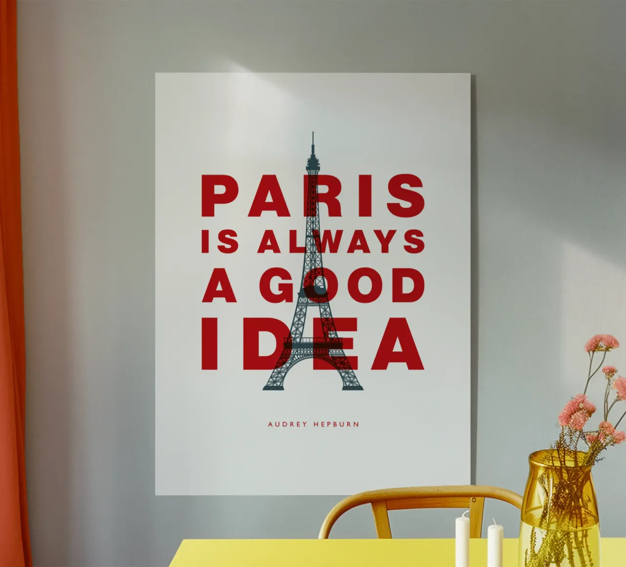 Parigi è sempre una buona idea plexiglass da THE MOTIVATED TYPE