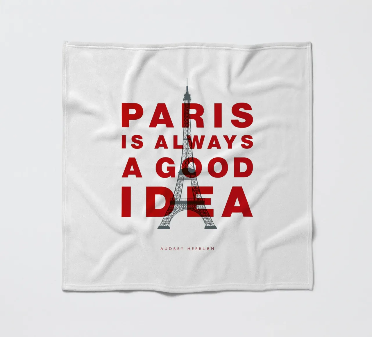 Parigi è sempre una buona idea coperta in pile da THE MOTIVATED TYPE