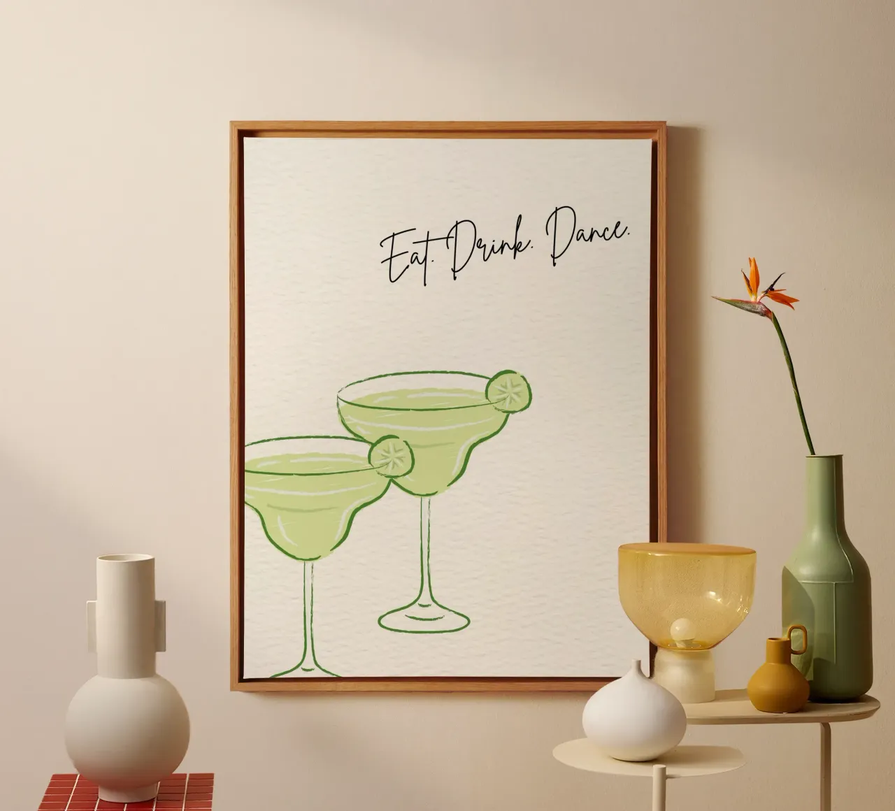 Happy Hours tela con Cornice a cassetta da Dreamer10