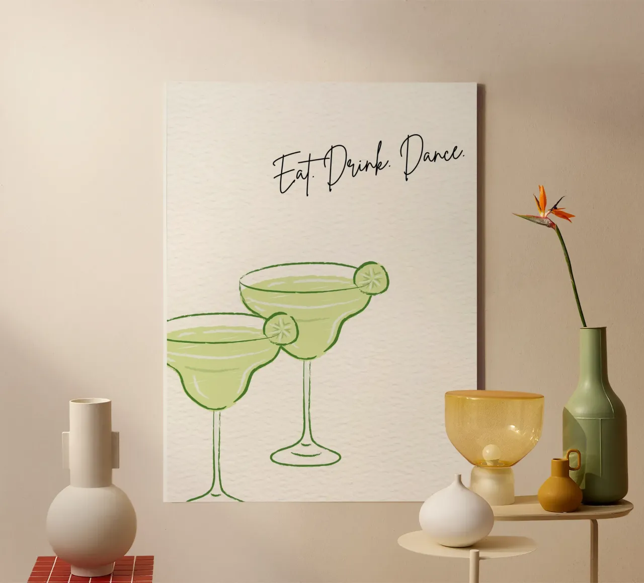Happy Hours tela con Cornice a cassetta da Dreamer10