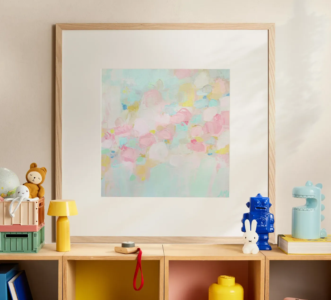 Pixie Dust Poster mit Holzrahmen von annmariecoolick