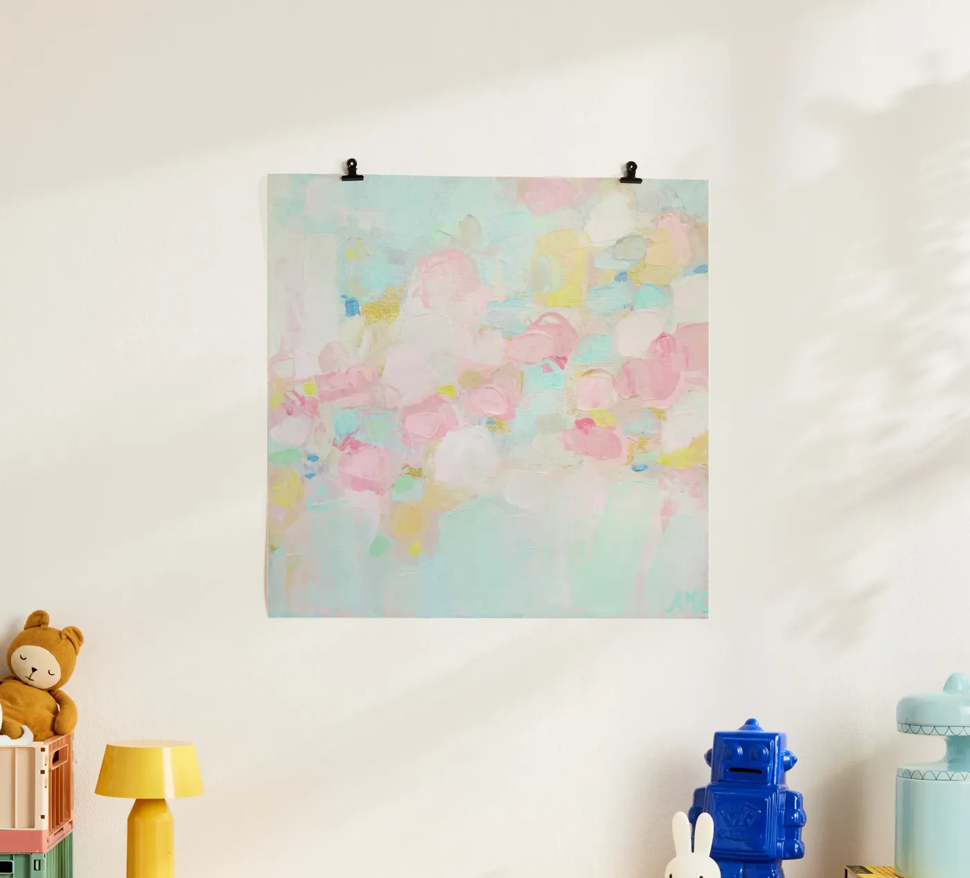 Pixie Dust Poster mit Holzrahmen von annmariecoolick