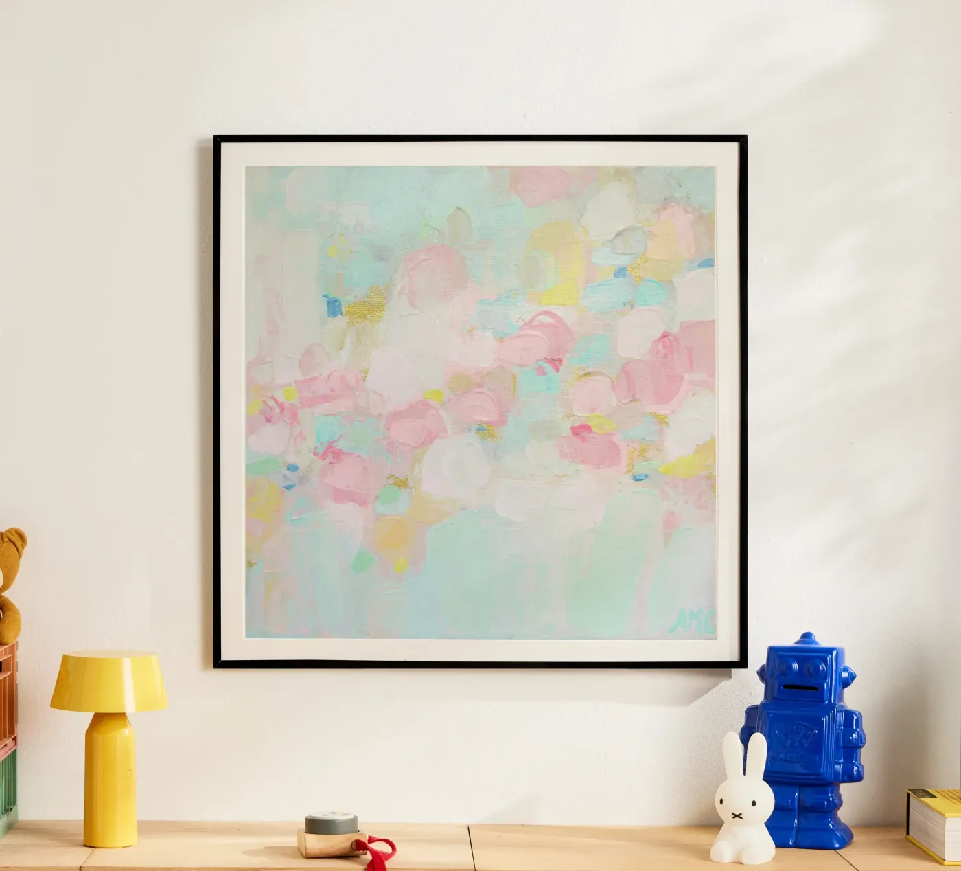 Pixie Dust Poster mit Holzrahmen von annmariecoolick
