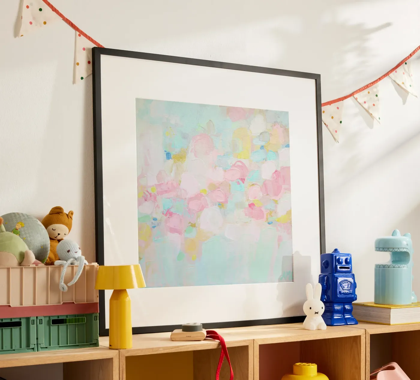 Pixie Dust Poster mit Holzrahmen von annmariecoolick
