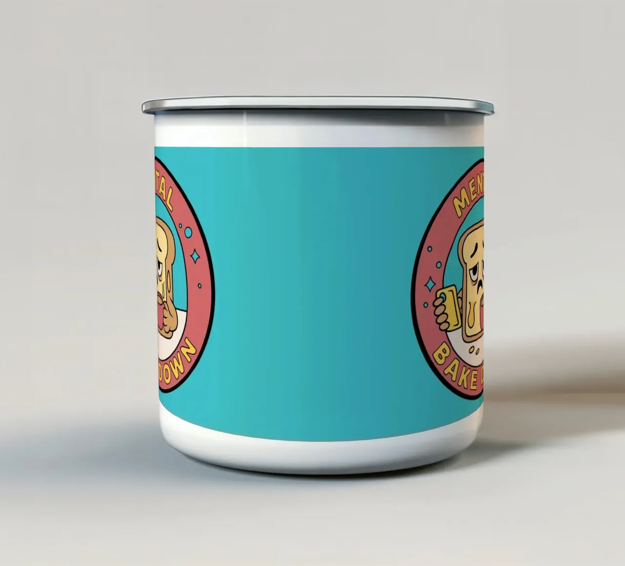 Cottura mentale tazza in smalto da Loobs