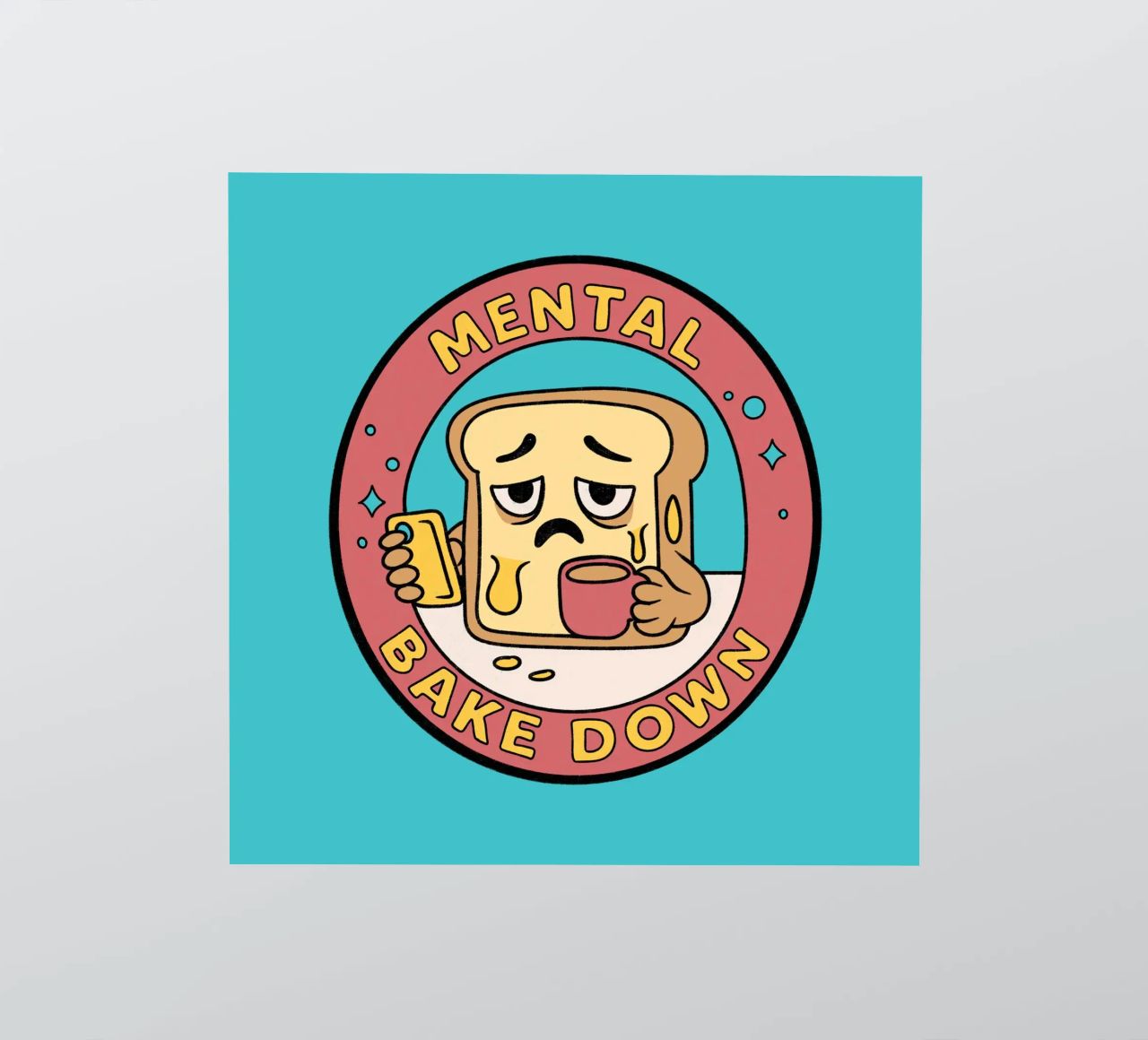 Mental Bake Down sticker by Loobs