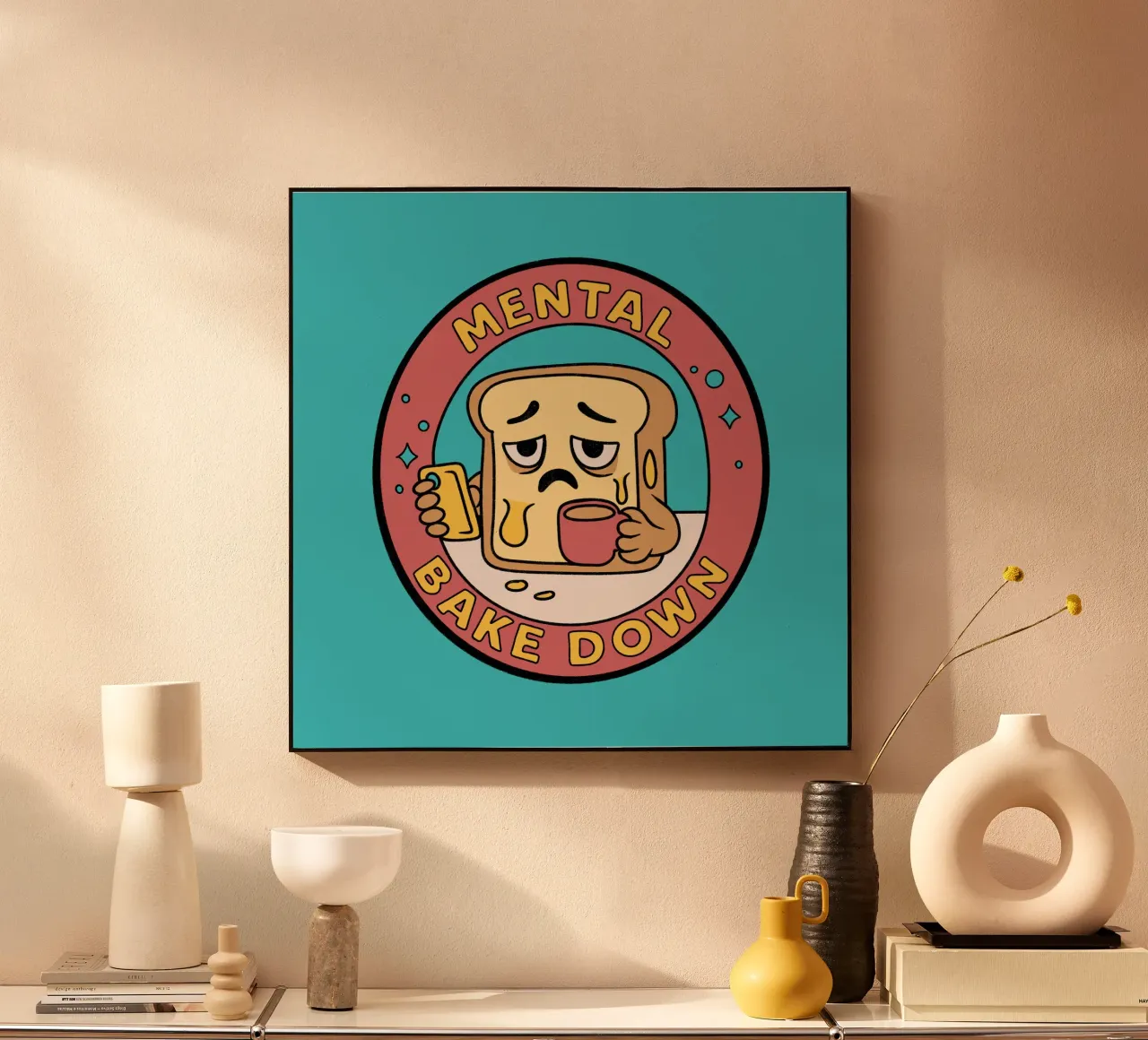 Le "Mental Bake Down" (la cuisson mentale) plexiglas de Loobs