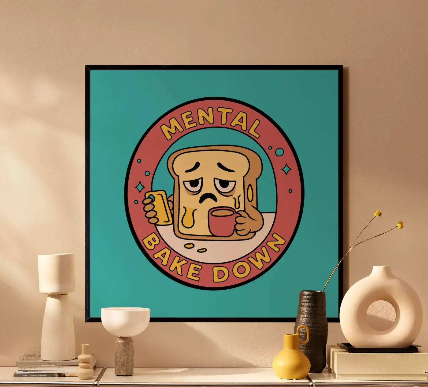 Mental Bake Down poster by Loobs