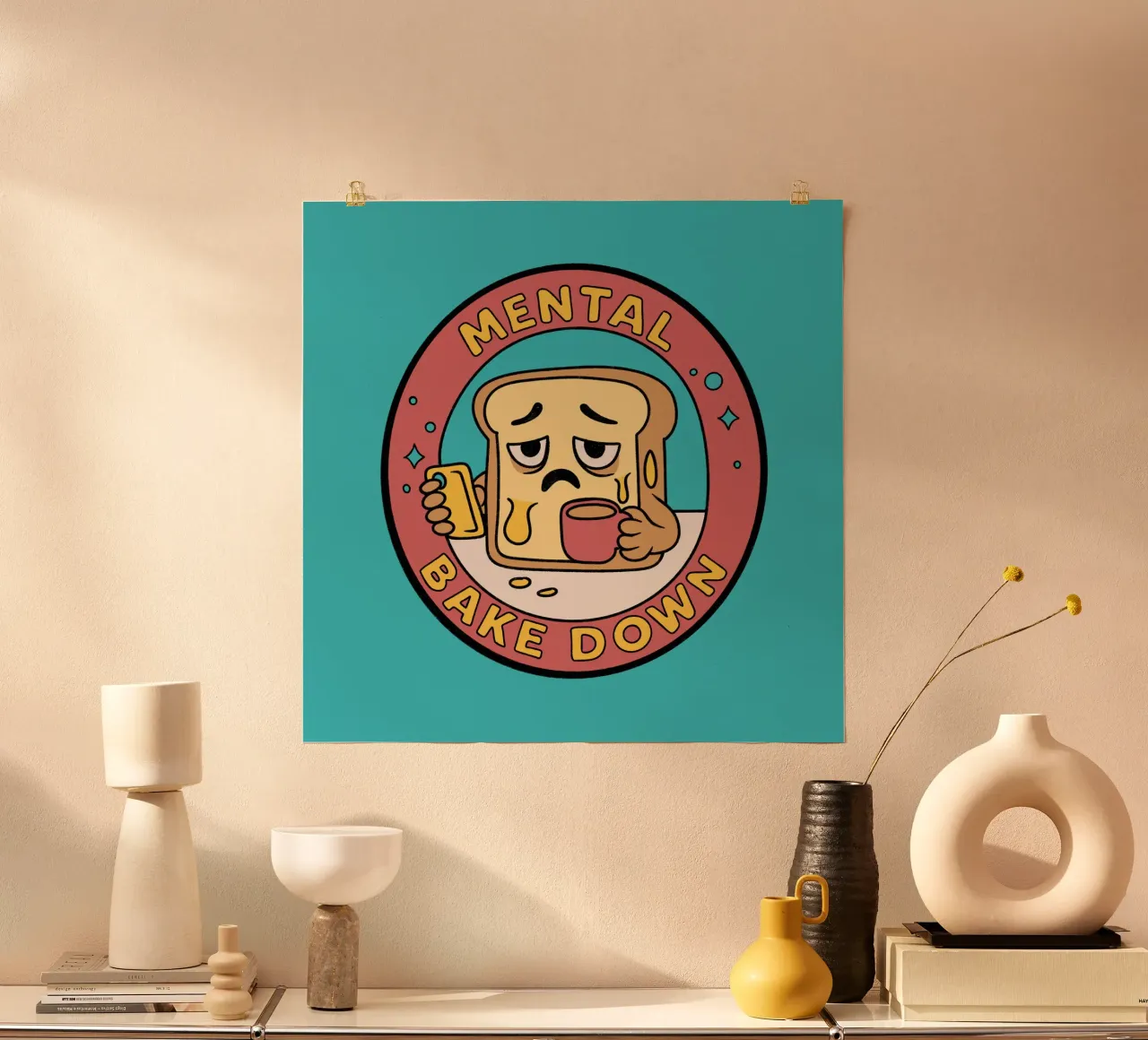 Mental Bake Down poster da Loobs