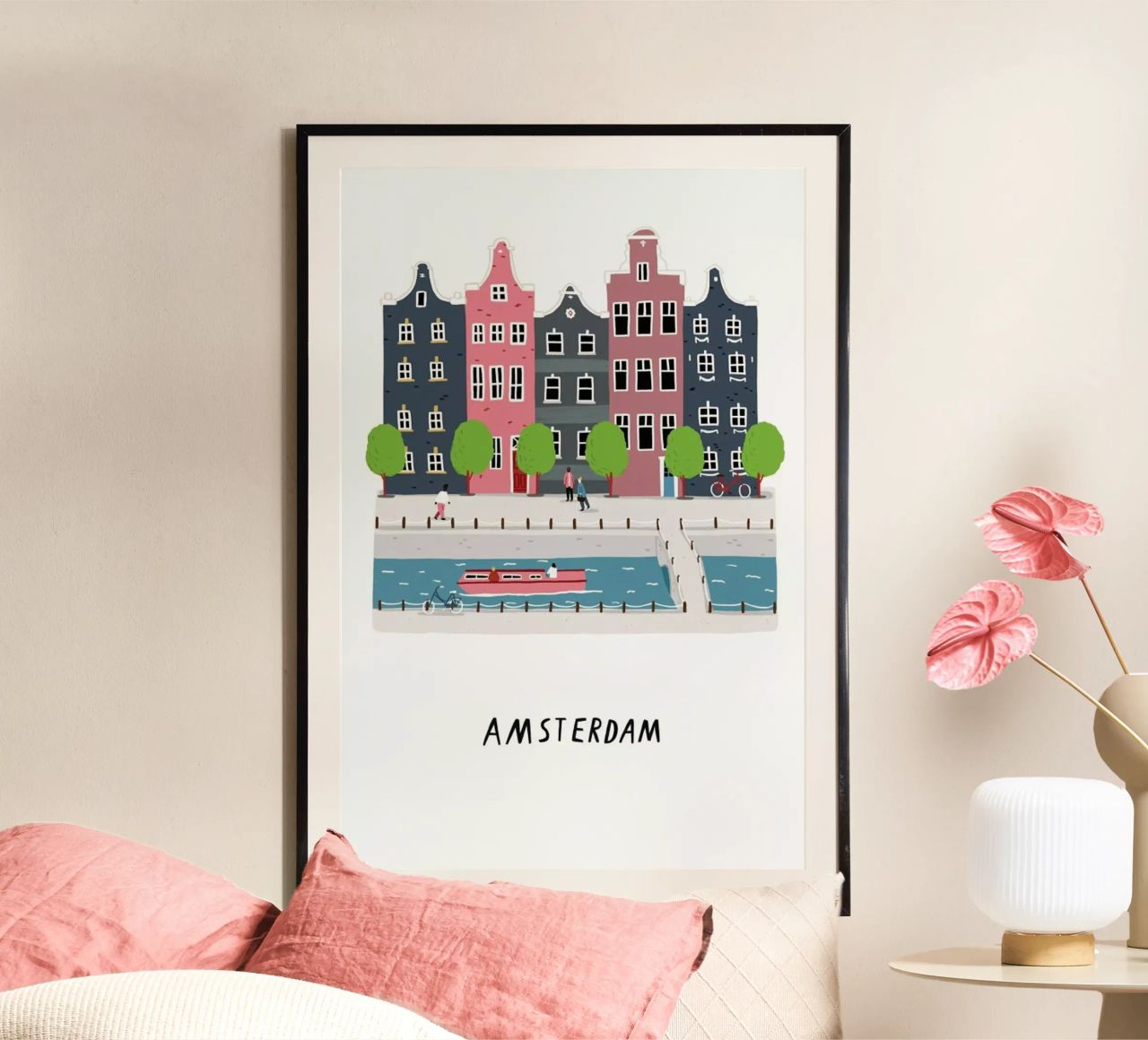 Amsterdam poster van Alex Foster