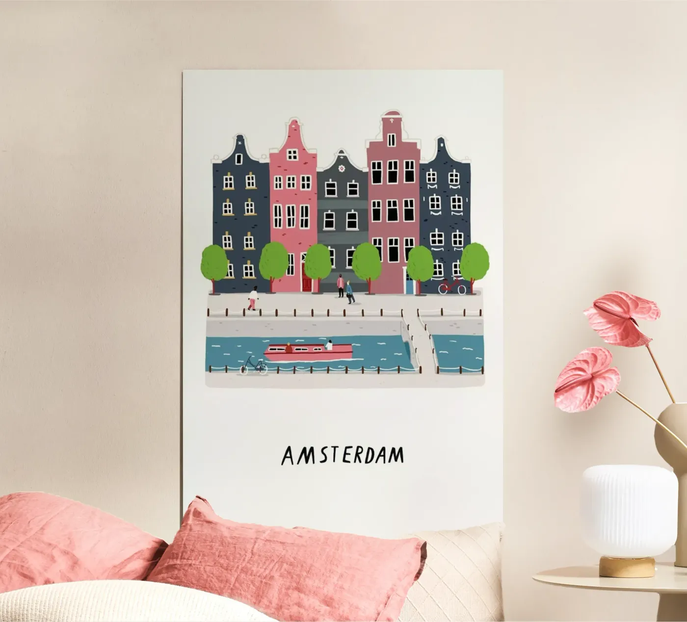 Amsterdam poster by Alex Foster