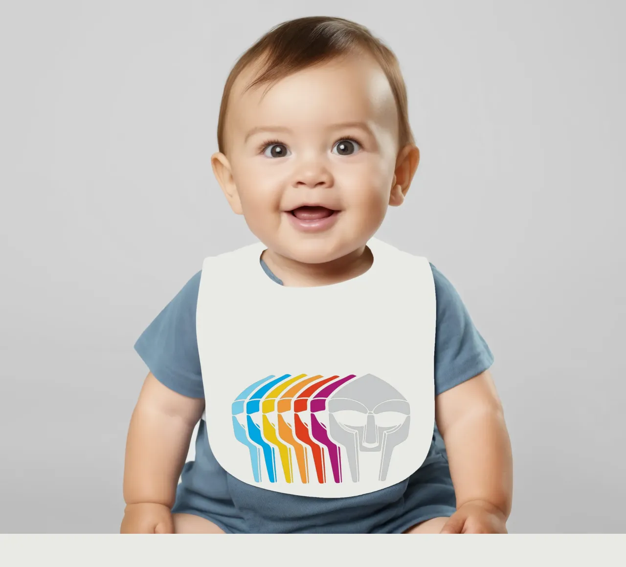 Design artistico retro Doom bavaglino da rangginangs