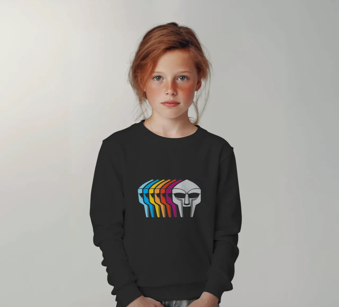 Design artistico retro Doom felpa bambino da rangginangs