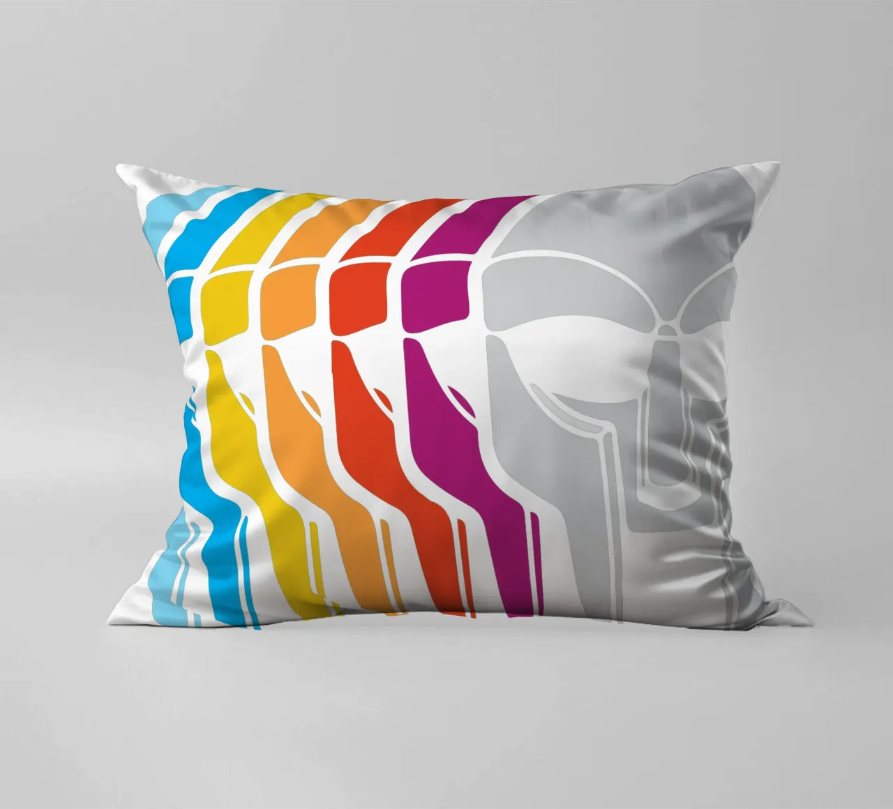 Design artistico retro Doom cuscino da rangginangs