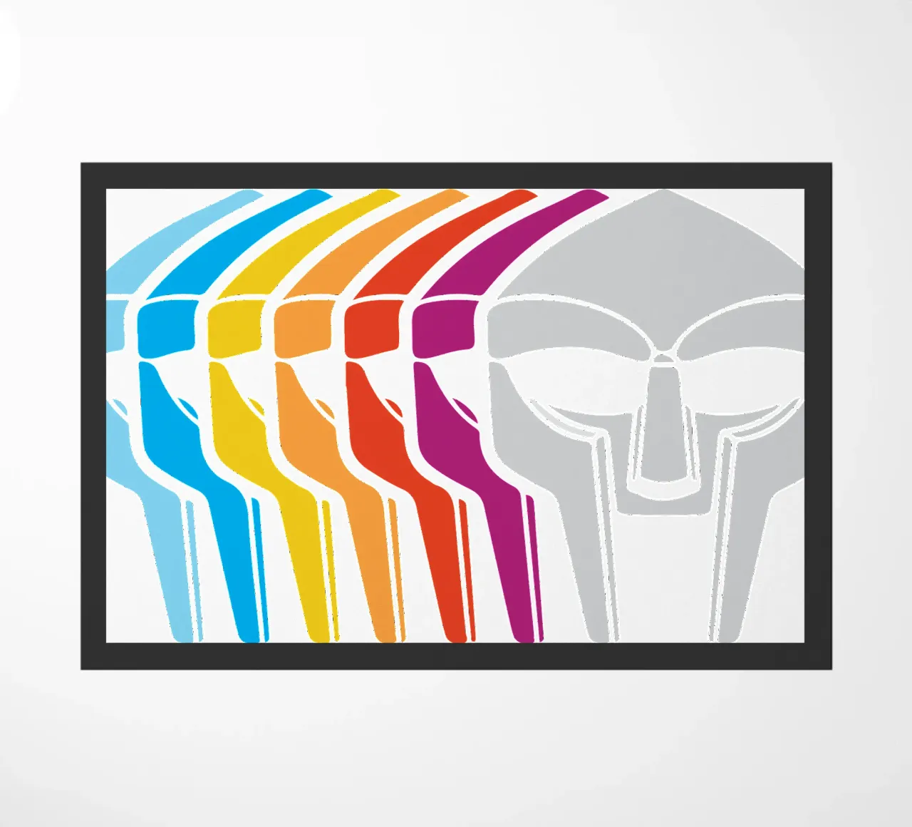 Design artistico retro Doom zerbino da rangginangs