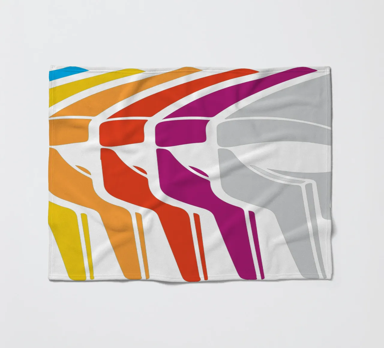 Design artistico retro Doom coperta in pile da rangginangs