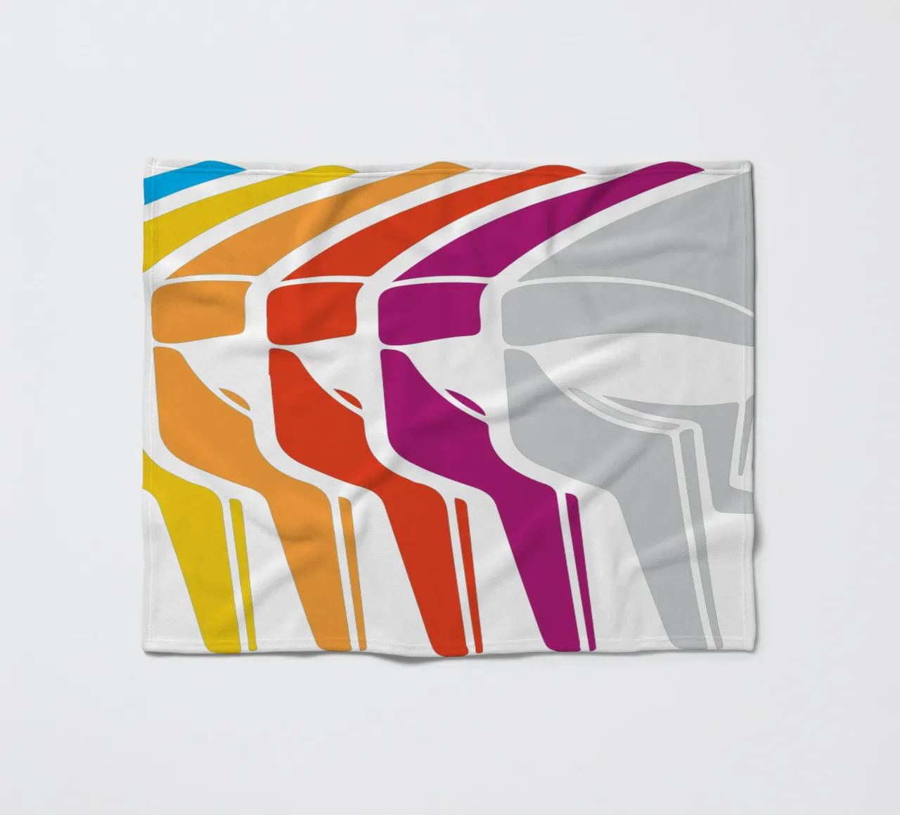 Design artistico retro Doom coperta in pile da rangginangs