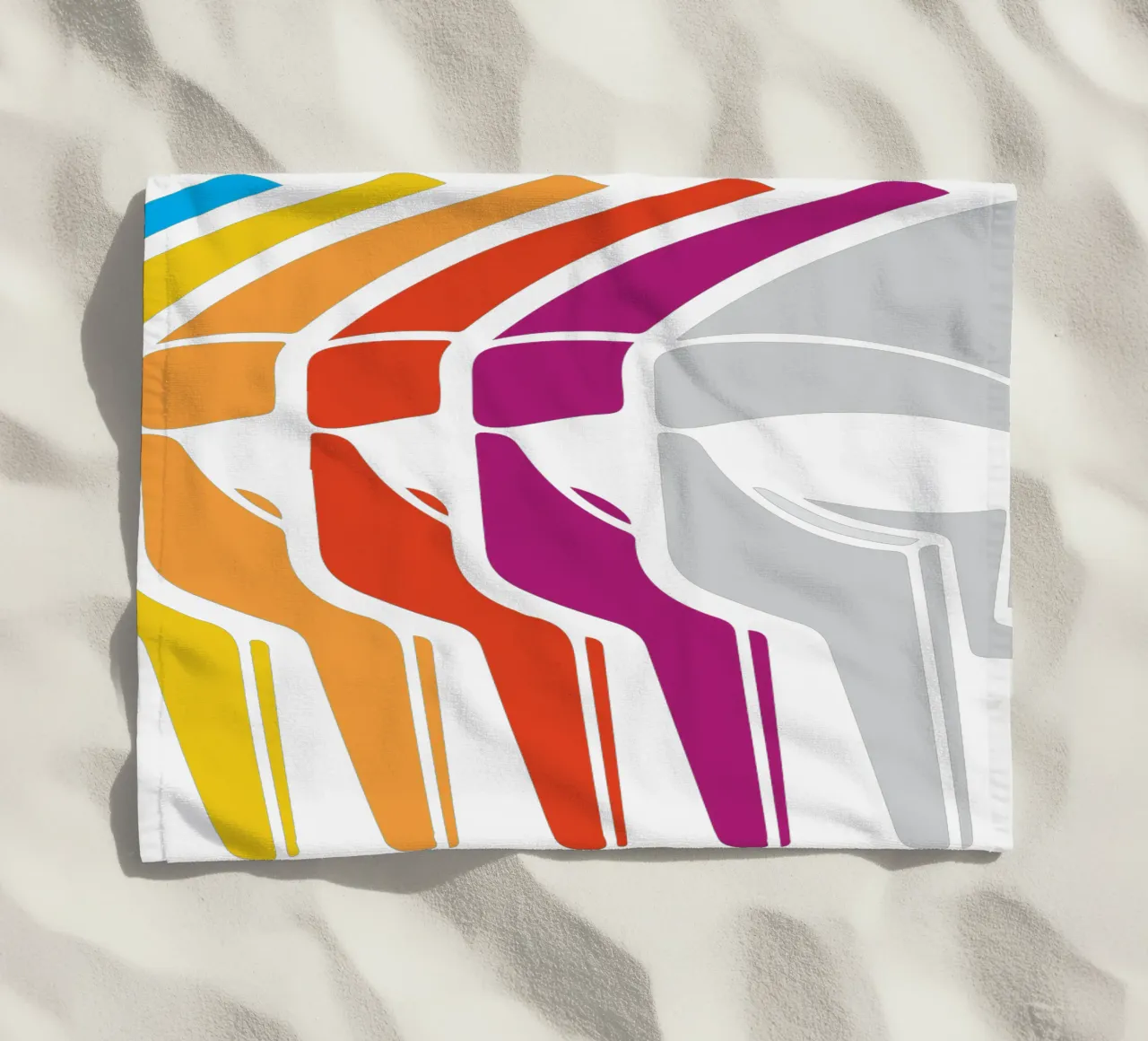 Design artistico retro Doom telo mare da rangginangs