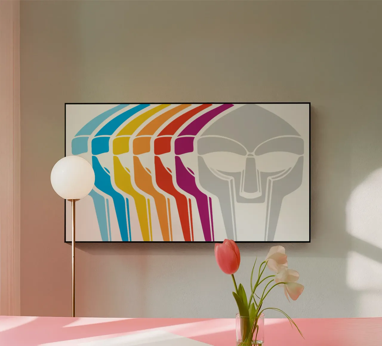Design artistico retro Doom plexiglass da rangginangs