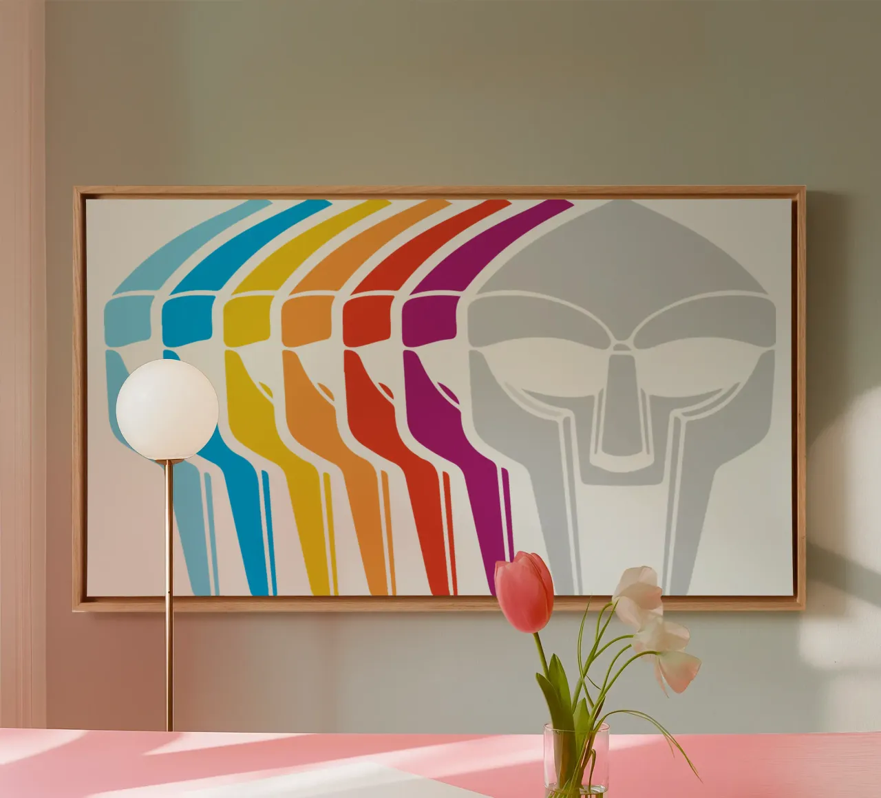 Design artistico retro Doom tela da rangginangs