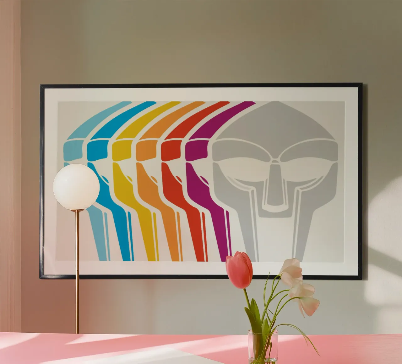 Design artistico retro Doom carta hahnemühle da rangginangs