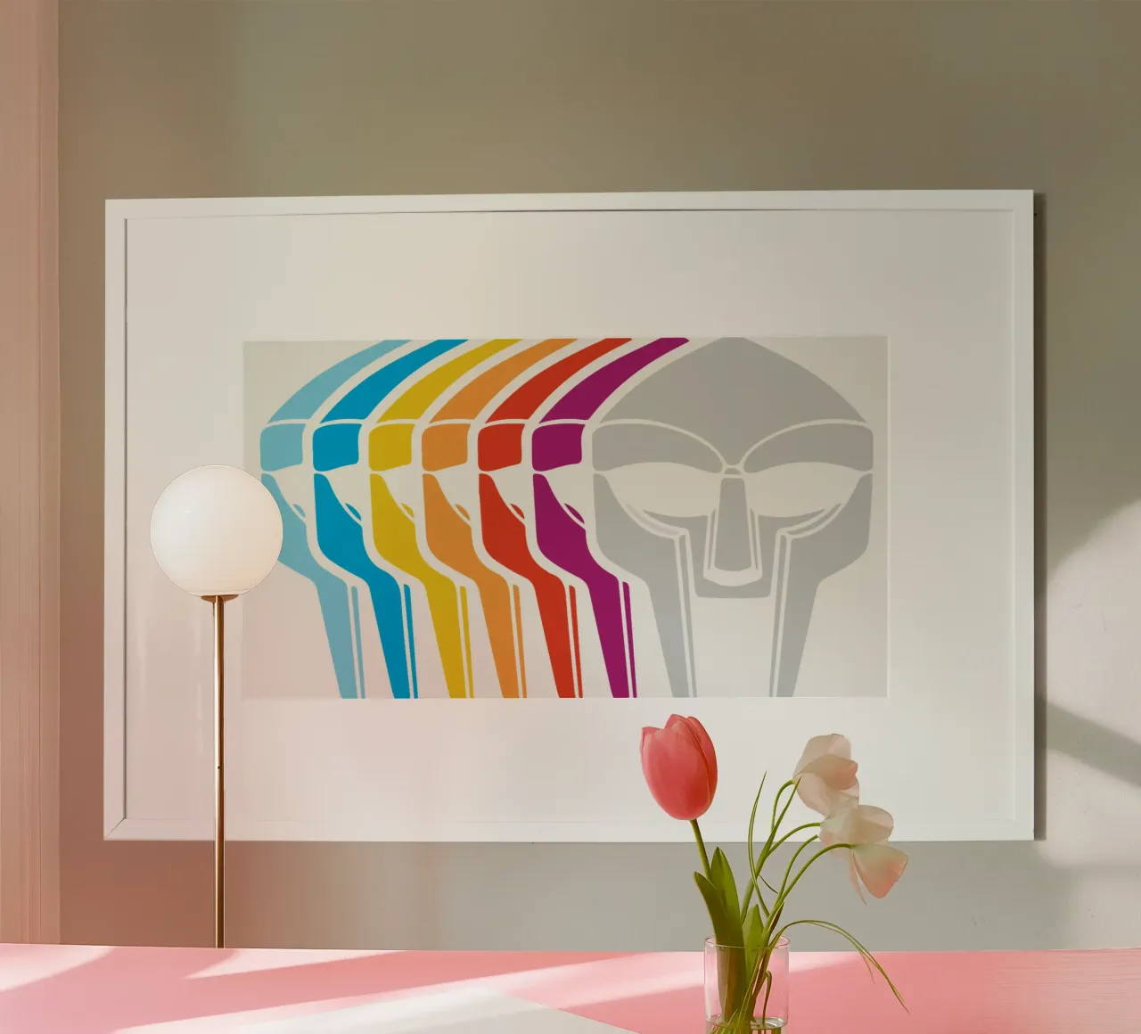 Design artistico retro Doom carta hahnemühle da rangginangs