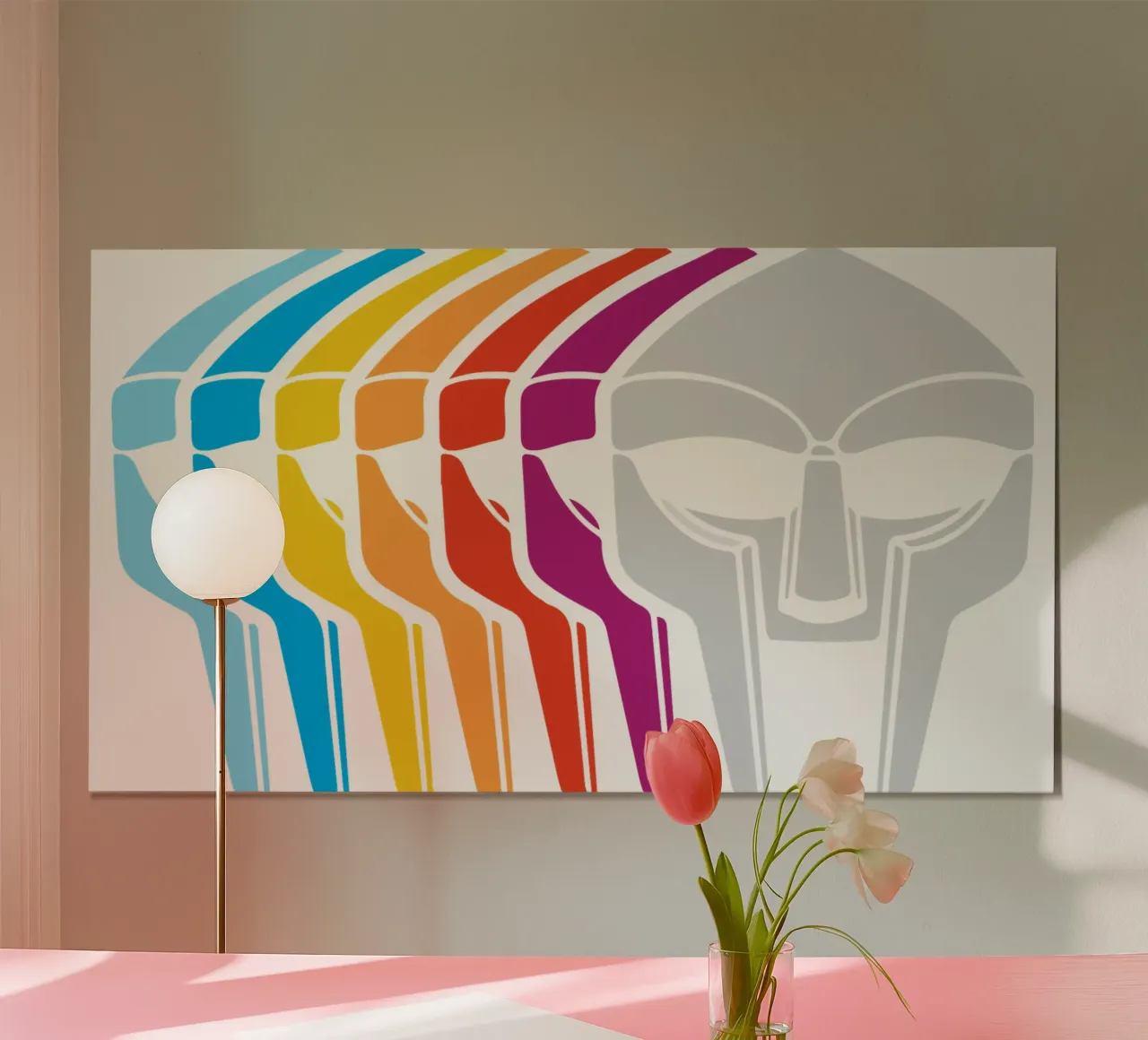 Design artistico retro Doom carta hahnemühle da rangginangs