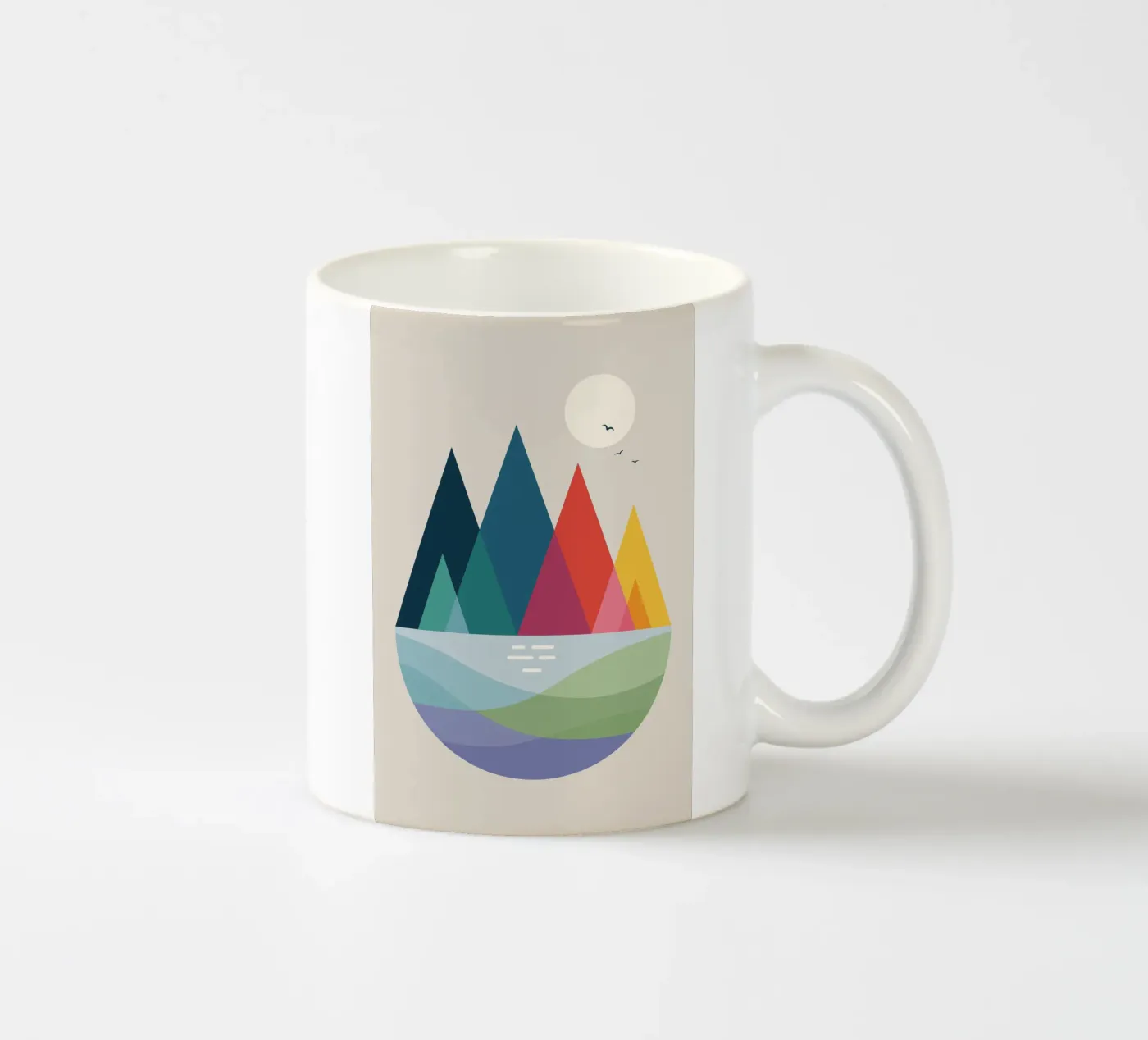 Somewhere ceramic mug by Andy Westface
