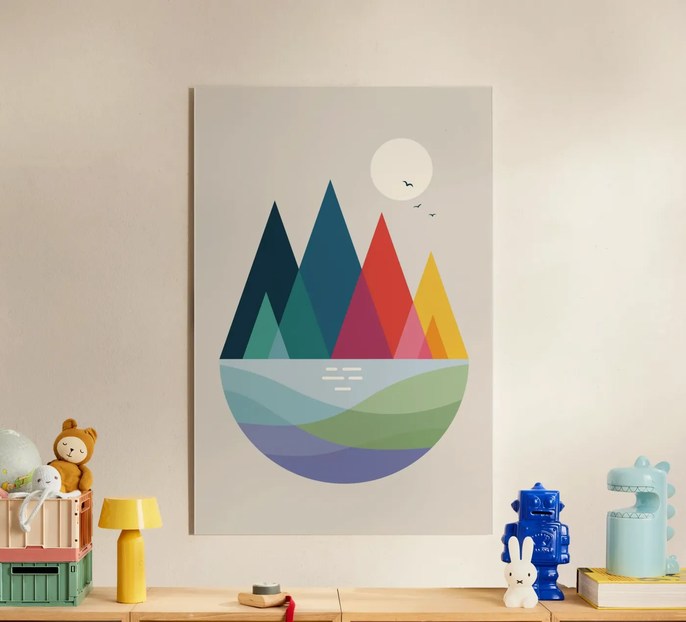 Somewhere acryl van Andy Westface