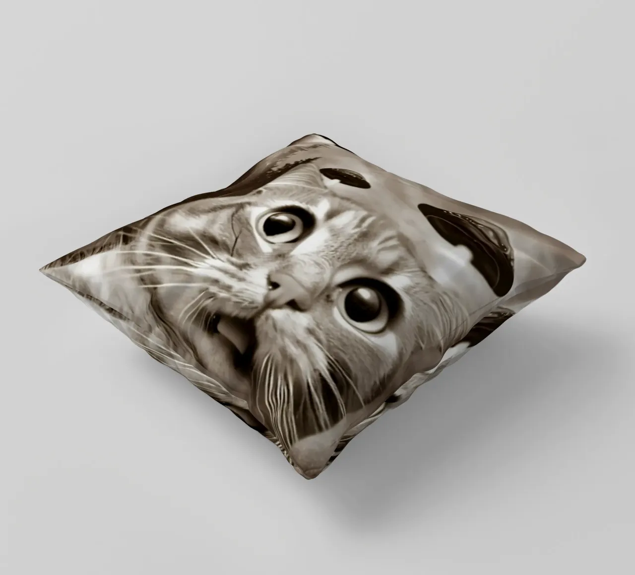 Divertente UFO Cat Selfie Alien & Cat Lover cuscino da rangginangs