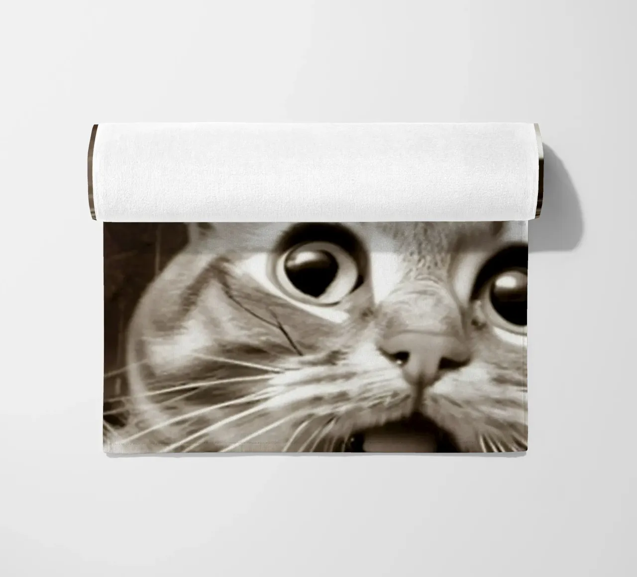 Divertente UFO Cat Selfie Alien & Cat Lover telo mare da rangginangs