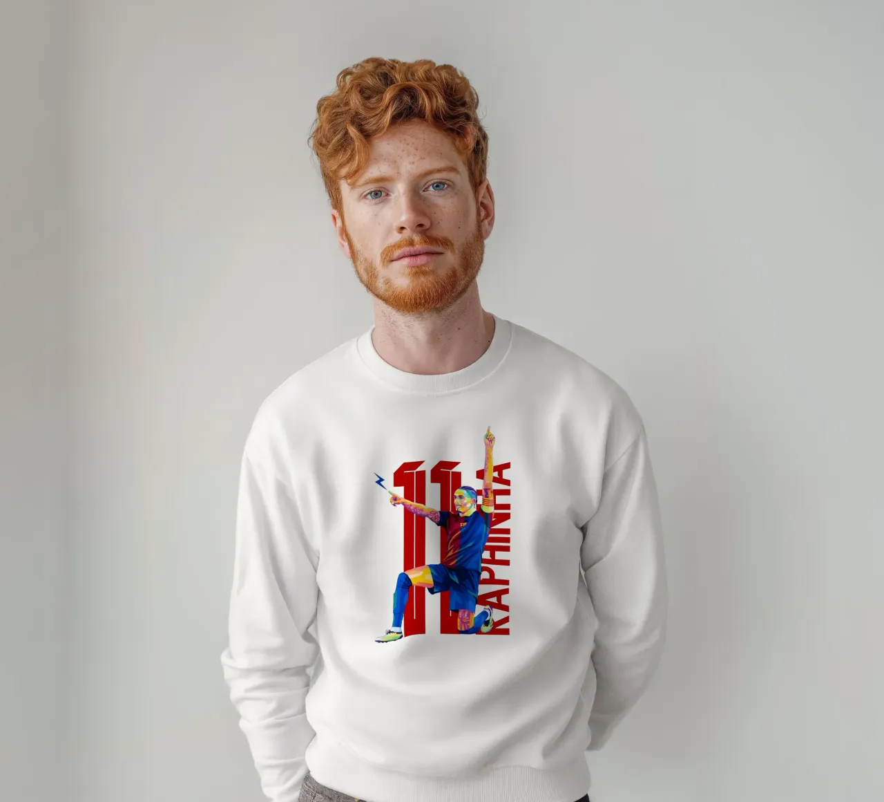 Raphinha WPAP Pop Art Sweatshirt von WPAP MALANG