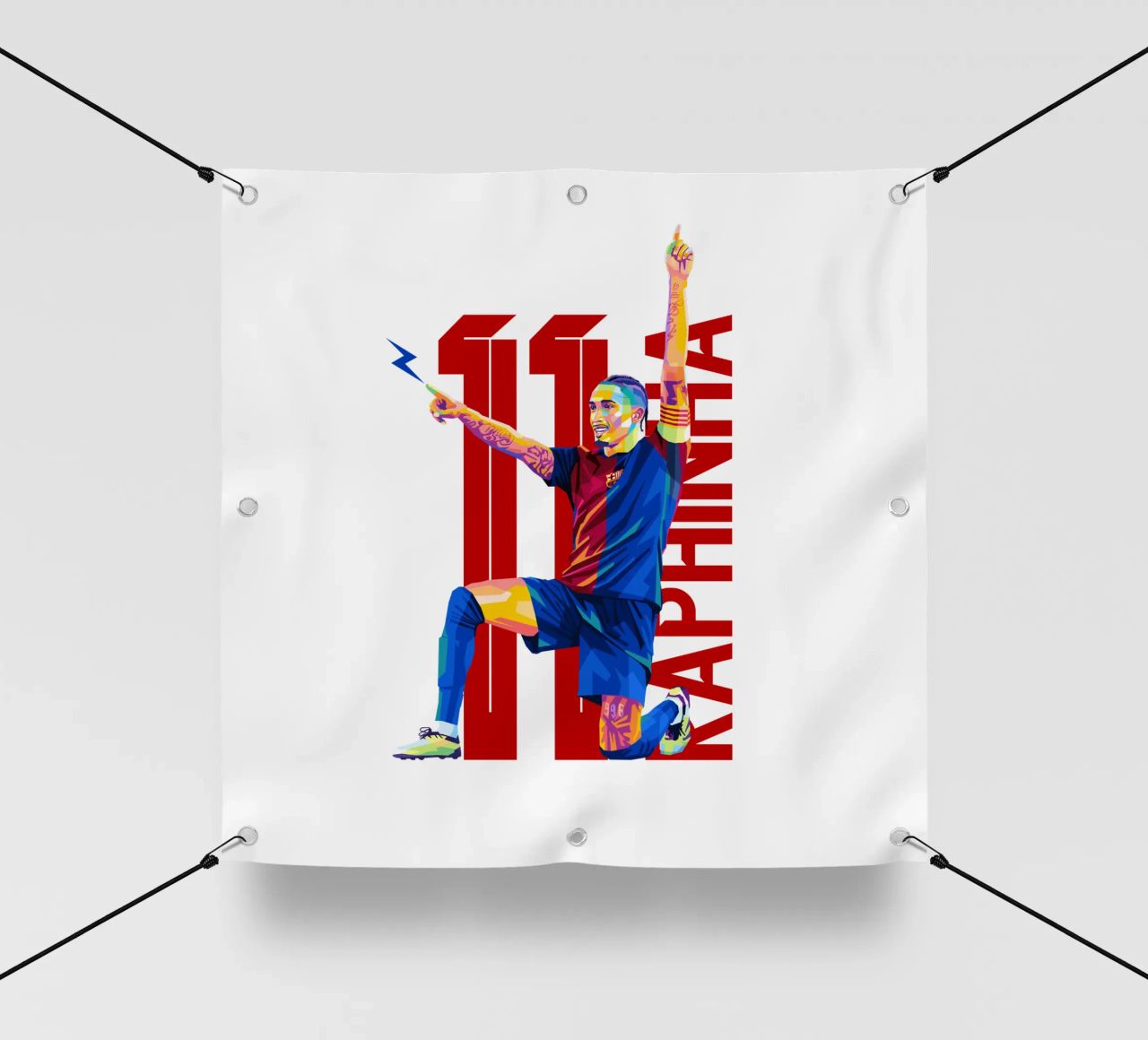 Raphinha WPAP Pop Art telo in pvc da WPAP MALANG