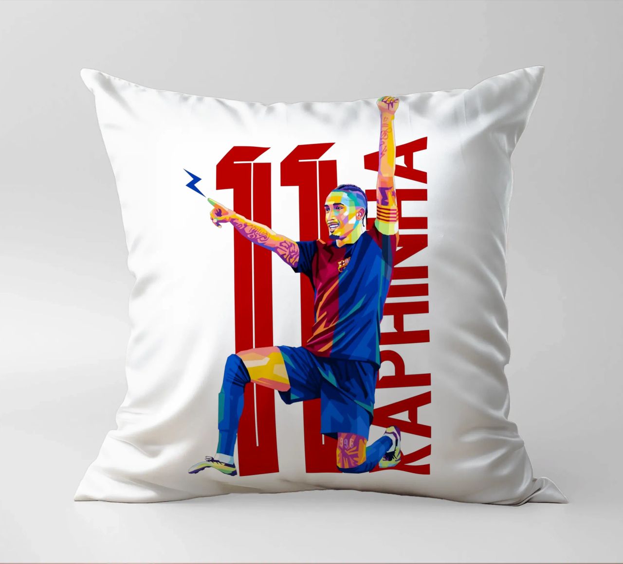 Raphinha WPAP Pop Art cuscino da WPAP MALANG